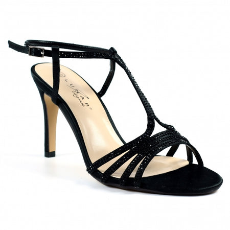 Ideal prom ankle strap prom shoe  black