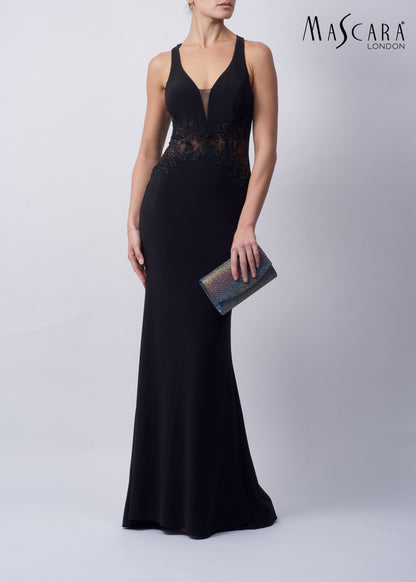 Mascara MC112018 Red cross back dress