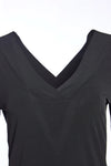 NAYA NAS23232  black jersey dress