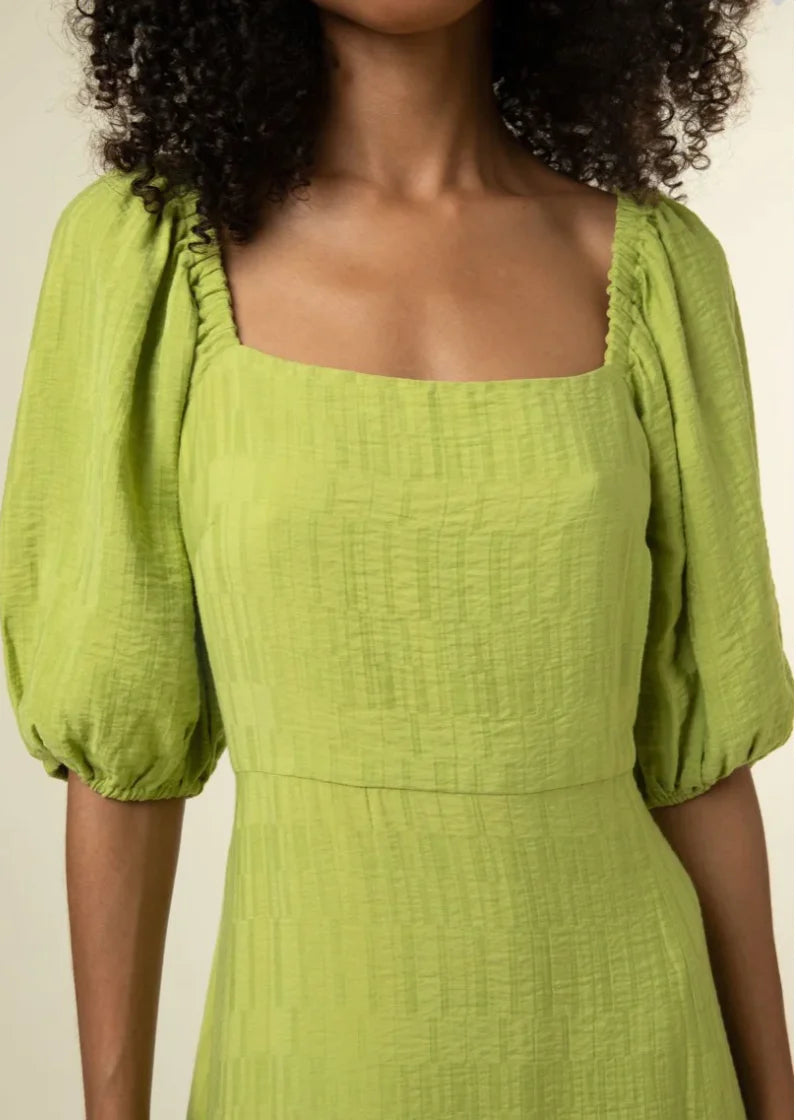 FRNCH Celine dress olive