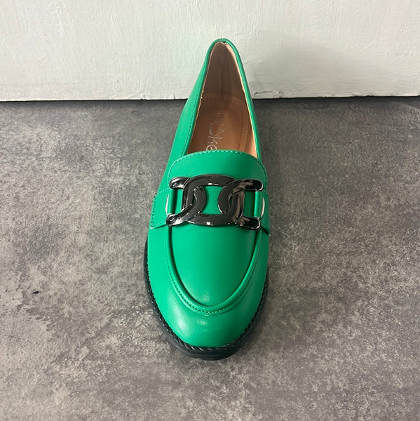 Buckle loafer  green