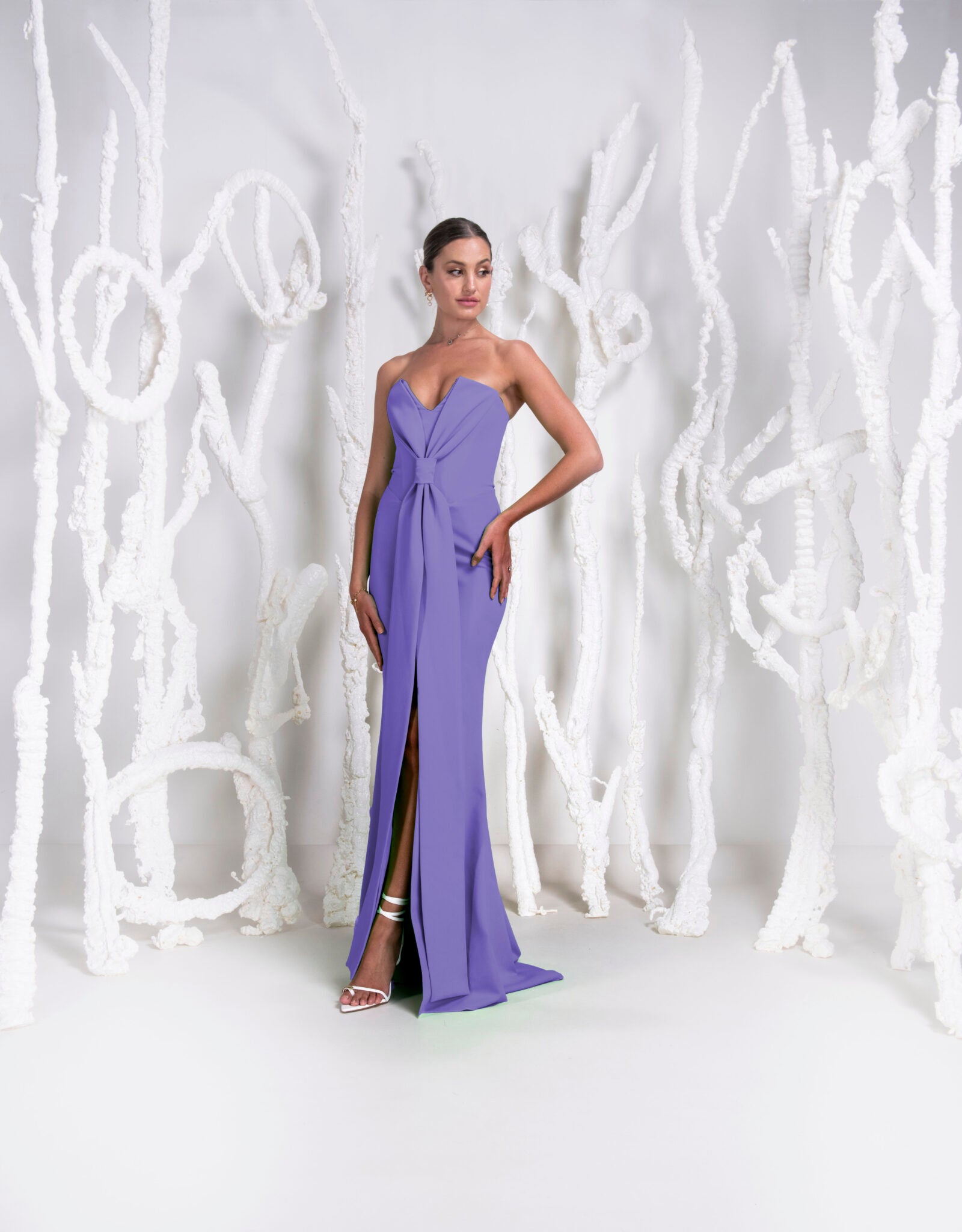 Kevan Jon Macy ball  dress  flo green