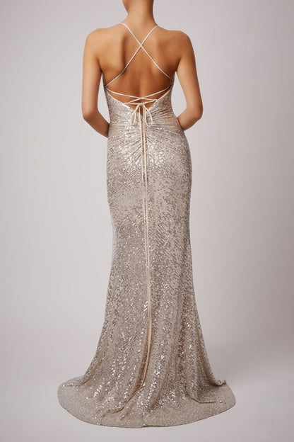 Mascara MC186119 Sequin Strap Red