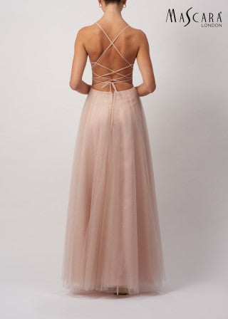 Mascara MC11101 Tule criss cross back dress