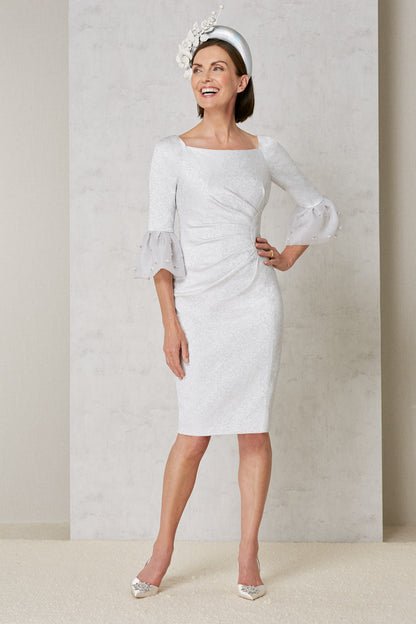 John Charles 27026 Stretch Jacquard Dress